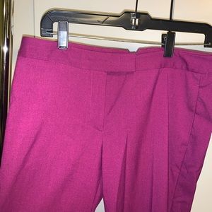 Purple flared pants
